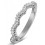 2 Carat Round Infinity Wedding Ring Set in White Gold