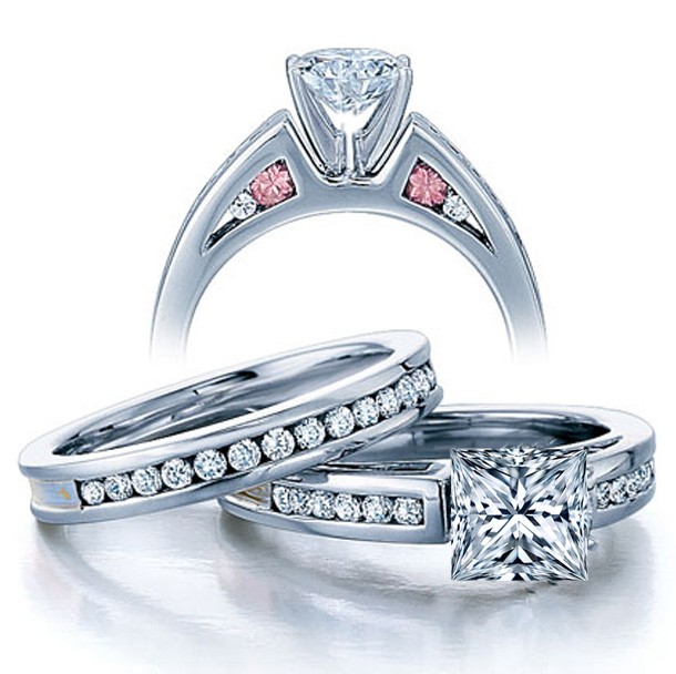 Jeenjewels 1 Carat Vintage Princess Cut Diamond Wedding Ring Set For Women Walmart Com Walmart Com
