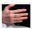 2 Carat Emerald and Diamond Engagement Ring in White Gold