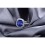 Antique 1.50 Carat cushion cut Sapphire and Diamond Halo Engagement Ring in White Gold