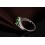 Beautiful 2 Carat cushion cut Emerald and Diamond Halo Engagement Ring in White Gold