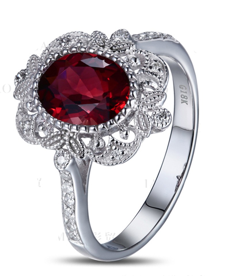 Guide to Ruby Engagement Rings - Estate Diamond Jewelry