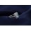 2 Carat Topaz and Diamond double halo engagement ring in White Gold