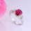 Marvelous Ruby and Diamond Engagement Ring 