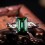 Unique 1.50 Carat Emerald and Diamond Infinity Engagement Ring in White Gold