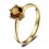 1 Carat Solitaire Yellow Sapphire Engagement Ring in Yellow Gold for Her