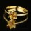 1 Carat Solitaire Yellow Sapphire Engagement Ring in Yellow Gold for Her