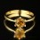 1 Carat Solitaire Yellow Sapphire Engagement Ring in Yellow Gold for Her