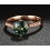 Classic 1 Carat Green Emerald and Diamond Rose Gold Engagement Ring for Women