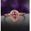 Bestselling 1 Carat Pink Sapphire and Diamond Halo Engagement Ring in Rose Gold