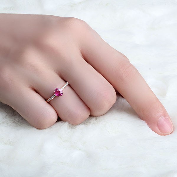 1 carat pink on sale sapphire