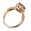 Luxurious 1.50 Carat Ruby and Diamond Halo Engagement Ring in Yellow Gold