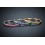 Stackable set of 3 Gemstones Ruby, Sapphrie and Emerald Wedding Ring Bands for Women