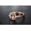 Vintage 2 Carat Morganite and Diamond Engagement Ring in Rose Gold