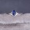 Affordable Sapphire and Diamond Engagement Ring on 10k White Gold