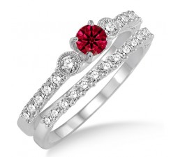 1.5 Carat Cushion Cut Designer Black Diamond and Diamond Halo Engagement Ring on 10k White Gold