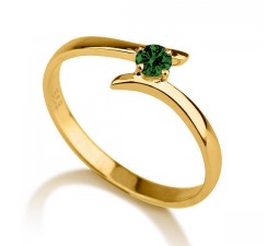 .50 carat Round Cut Round  Solitaire Engagement Ring in 10k Yellow Gold