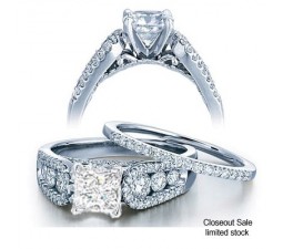 2 Carat Diamond Bridal Set on Closeout Sale