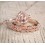 2 carat Morganite and Diamond Trio Wedding Bridal Ring Set in 10k Rose Gold with One Engagement Ring and 2 Wedding Bands