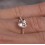 Special listing: 2 Carat Peach Pink Morganite (Round cut Morganite) and Diamond Engagement Ring with matching band 10k Rose Gold
