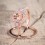 Limited Time Sale 1.50 carat Morganite and Diamond Halo Bridal Wedding Ring Set in Rose Gold: Bestselling Design 