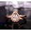 Limited Time Sale 1.25 carat Pear cut Morganite and Diamond Halo Engagement Ring in 10k Rose Gold for Women