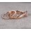 Limited Time Sale 2 carat Morganite and Diamond Trio Ring Set in 10k Rose Gold with One Engagement Ring and 2 Wedding Bands