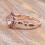Limited Time Sale Antique 1.25 carat Morganite and Black Diamond Engagement Ring in 10k Rose Gold for Women