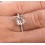 Limited Time Sale: 1.25 Carat Peach Pink Morganite (princess cut Morganite) and Diamond Engagement Ring in 10k White Gold