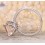 Limited Time Sale: 1.25 Carat Peach Pink Morganite (princess cut Morganite) and Diamond Engagement Ring in 10k White Gold