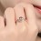 Limited Time Sale 1.25 carat Morganite (Oval cut Morganite) and Diamond Halo Engagement Ring in 10k Rose Gold for Women