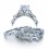 1 Carat Vintage Princess Diamond Wedding Ring Set for Her in White Gold