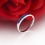 Sapphire Wedding Band on 10k White Gold